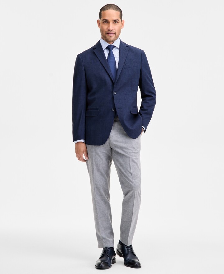 Kenneth Cole Reaction Men's Slim-Fit Techni-Cole Solid Weave Sport Coat