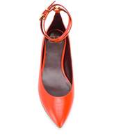 Thumbnail for your product : Valentino Garavani pointed toe ankle strap ballerinas