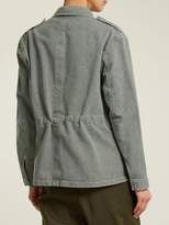 Thumbnail for your product : Myar - Oversized Denim Army Jacket - Womens - Grey