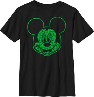 Disney Boy's Mickey & Friends Mickey Mouse Clover Big Smile Child T-Shirt