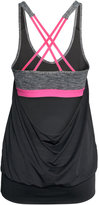 Thumbnail for your product : H&M Yoga Tank Top with Sports Bra - Black - Ladies