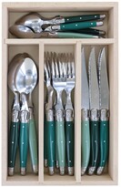 Thumbnail for your product : Laguiole by Andre Verdier Debutant 24 Piece Cutlery Set Green