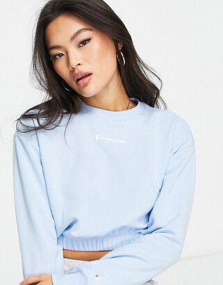 champion cropped boxy sweatshirt