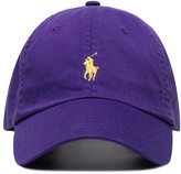 purple polo cap
