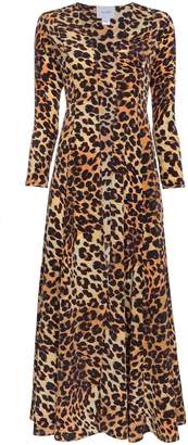 Leone We Are Leopard print silk jacket