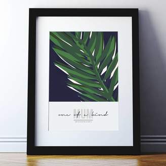 Spin Collective Personalised Mothers Day Abstract Leaf Print