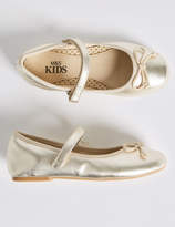Thumbnail for your product : Marks and Spencer Kids Metallic Ballet Shoes (5 Small - 12 Small)