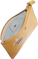 Thumbnail for your product : Anya Hindmarch Printed textured-leather pouch