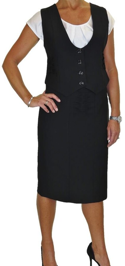 black skirt suit clearance