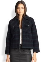 Thumbnail for your product : Current/Elliott Plaid Jacket