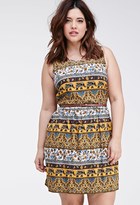Thumbnail for your product : Forever 21 FOREVER 21+ Floral Elephant Print Dress