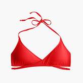 Thumbnail for your product : J.Crew Wrap-front halter bikini top