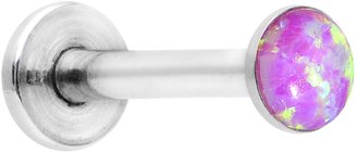 Body Candy Steel 3mm Synthetic Opal Internally Threaded Labret Monroe Tragus 16 Gauge 5/16"