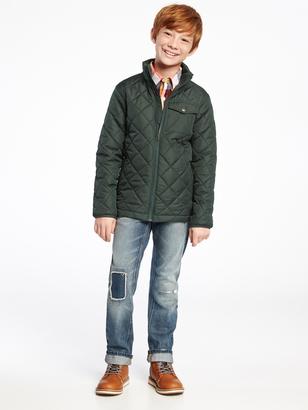 Old Navy Quilted Mock-Neck Jacket for Boys