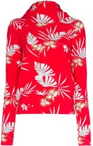 Thumbnail for your product : Paco Rabanne Jungle Print Hooded Top