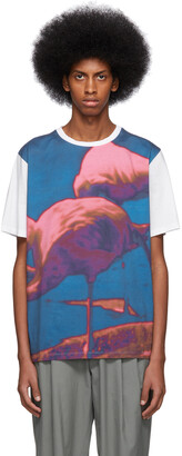 Paul Smith SSENSE Exclusive White Paul's Photo Flamingo T-Shirt