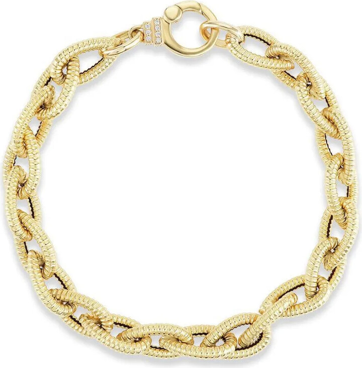 Sorellina 18K yellow gold Teardrop diamond bracelet