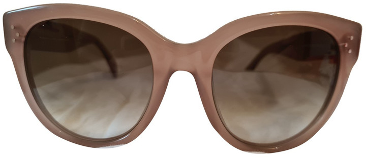 Celine New Audrey Beige Plastic Sunglasses