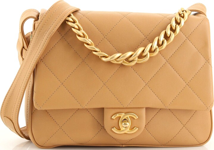 Chanel Easy Mood Flap Bag Quilted Calfskin Medium - ShopStyle