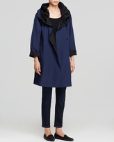 Thumbnail for your product : Eileen Fisher Reversible Color Block Coat