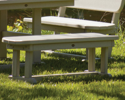 Polywood Park Backless Bench