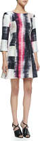 Thumbnail for your product : Ali Ro Long-Sleeve Print Dress