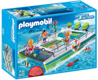 Playmobil Sports & Action Glass-Bottom Boat with Underwater Motor and Magnifying Glass (9233)
