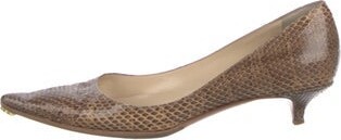 Jimmy Choo Leather Animal Print Pumps