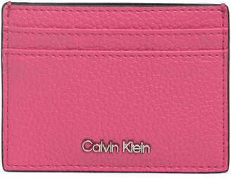 Calvin Klein Logo Paque Card Case - ShopStyle