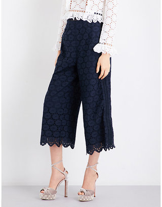 Zimmermann Divinity Wheel cotton-broderie anglaise trousers