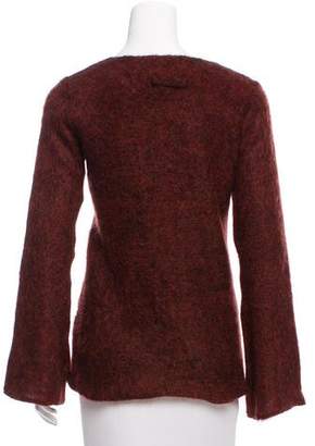 Jean Paul Gaultier Mohair-Blend Zip Front Sweater