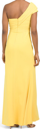 Betsy & Adam One Shoulder Gown