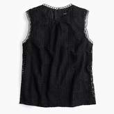 Thumbnail for your product : J.Crew Petite mixed lace top