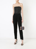 Thumbnail for your product : Alice + Olivia crystal embellished clutch - women - Polyester - One Size