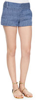 Thumbnail for your product : Alice + Olivia Cady Chambray Shorts