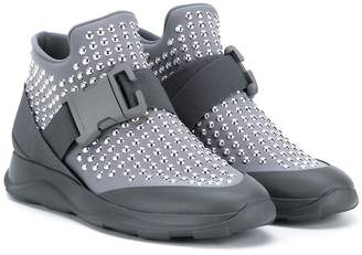 Christopher Kane hotfix high-top sneakers