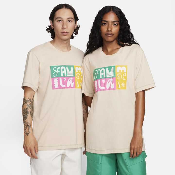 Nike Men's Sportswear Familia T-Shirt in Brown - ShopStyle