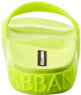Thumbnail for your product : Dolce & Gabbana Fluorescent Rubber Slide