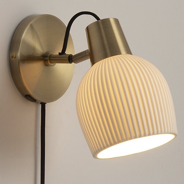 Nova of California Petaluma Wall Sconce in White