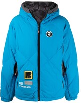 Thumbnail for your product : AAPE BY *A BATHING APE® Quilted Hooded Jacket