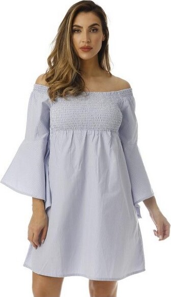 Cocoon CocoomBellSleeveDresswithSmocking