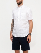 Thumbnail for your product : Gitman Brothers Vintage 25842 White Sport Linen S/S Popover