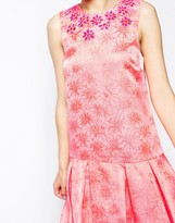 Thumbnail for your product : ASOS Embellished Peplum Hem Dress
