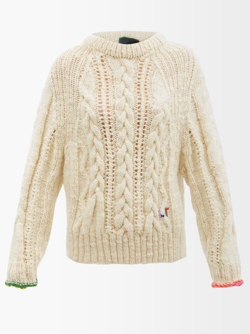 chunky ivory sweater