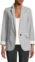 Thumbnail for your product : Nanette Lepore Resort Striped One-Button Jacket