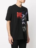 Thumbnail for your product : Diesel Asymmetric Panel Print T-Shirt