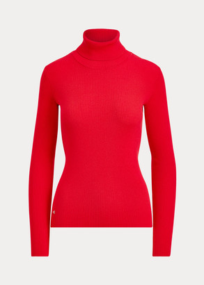 ralph lauren ribbed cotton turtleneck