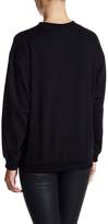 Thumbnail for your product : Freeze Kiss O-Ring Choker Neck Fleece Sweatshirt
