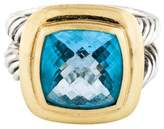 Thumbnail for your product : David Yurman Blue Topaz Albion Cocktail Ring