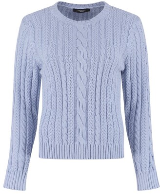 Weekend Max Mara Blue Women's Sweaters | Shop the world's largest 